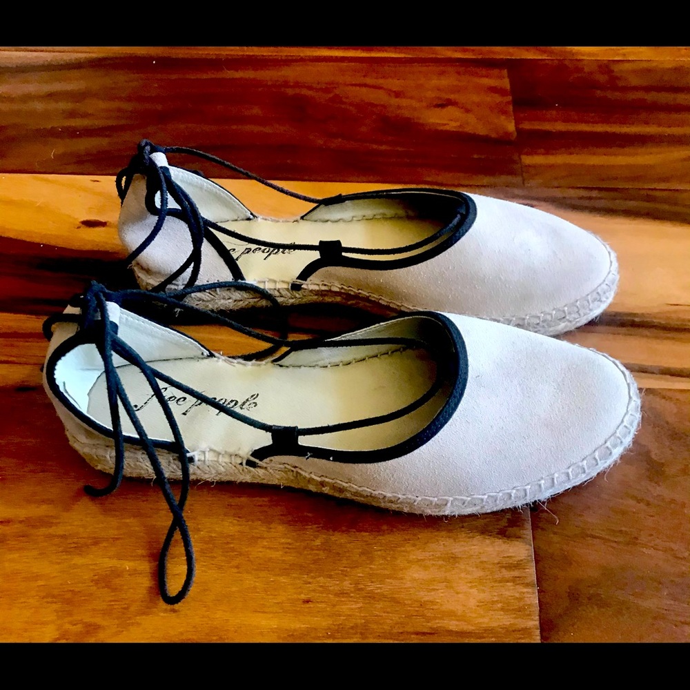 Free People suede sandles